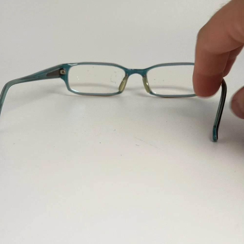 Prodesign Denmark 4632 Brown Teal Rectangular Eyeglass Frames 53-18-135